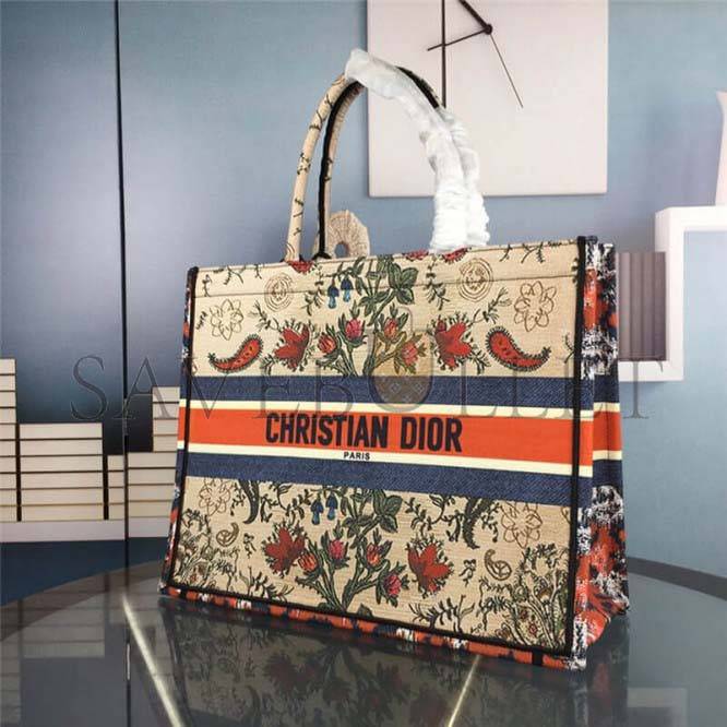 DIOR BOOK TOTE LIGHT BAG M1286ZRFX_M884 (42*35*18.5cm)